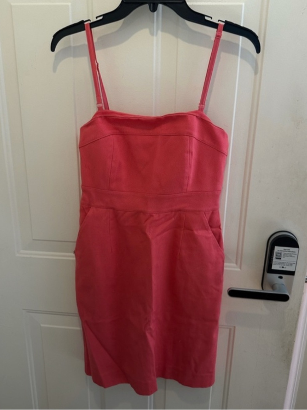 Coral Pink Spaghetti Strap Dress